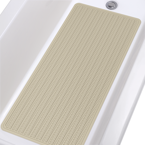 OTHWAY Bathtub <strong>Mat</strong> Non Slip Extra Long Rubber <strong>Bath</strong> <strong>Mat</strong> Tub Machine Washable Shower Anti Slip <strong>Mat</strong> 332 Strong Suction Cups <strong>Brown</strong> - Product Image 1