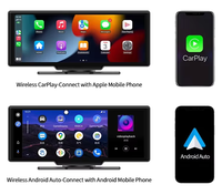 Caméra de tableau de bord Carplay sans fil pour voiture 4G 64G 8 Core Android 13.0, caméra de tableau de bord Carplay Adas DVR