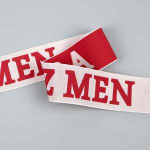 Woven JACQUARD Customized Logo <b>Elastic</b> Printed <b>Elastic</b> for Underwear Shoulder Tape - Product Image 6