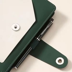 High Quality A5 Custom Print logo <b>Notebook</b> Pu Leather <b>Daily</b> <b>Planner</b> Color Edge Journal Office School Diary with Pocket - Product Image 6