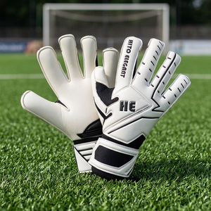 Gants de gardien de but pour votre style de jeu Gants de gardien de but de niveau professionnel pour toutes les conditions météorologiques Matériau de paume en latex Poignée durable - Product Image 3