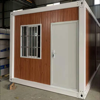 Maison conteneur portable en structure acier, pliable, avec isolation thermique et conception légère pour les opérations de secours en cas de catastrophe