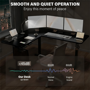 Bàn <span class=keywords><strong>l</strong></span>àm việc máy tính xách tay hình chữ <span class=keywords><strong>L</strong></span> <span class=keywords><strong>l</strong></span>ớn, thiết kế công thái học, bàn <span class=keywords><strong>l</strong></span>àm việc góc văn phòng có thể điều chỉnh độ cao bằng điện, bàn hình chữ <span class=keywords><strong>L</strong></span> có hai động cơ - Product Image 6