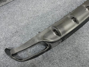 Diffuseur arrière en fibre de carbone véritable style <span class=keywords><strong>AMG</strong></span> pour Mercedes Benz Classe C W205 C43 <span class=keywords><strong>C63</strong></span> <span class=keywords><strong>Coupé</strong></span> 2014-2021 - Product Image 3