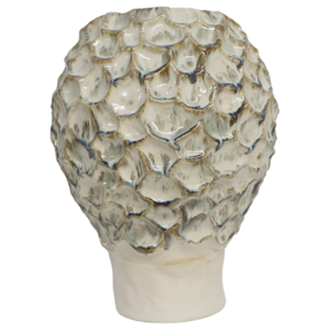 Vaso in ceramica con dettagli astratti organici e texture, per soggiorno, tavolo di casa, ufficio, decorazione. - Product Image 3