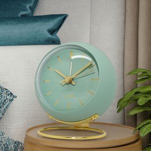 Retro đơn giản màu xanh lá cây bàn & bảng đồng hồ pin <span class=keywords><strong>Powered</strong></span> im lặng không đánh dấu hiển thị kỹ thuật số kích thước nhỏ ánh sáng ban đêm điện tử - Product Image 5