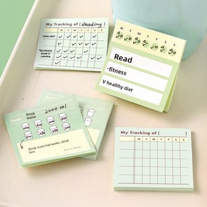 Bloc-notes adhésifs miniatures – Série de notes quotidiennes – Blocs mémo simples, basiques et polyvalents pour étudiants – Papeterie pour messages et rappels - Product Image 4