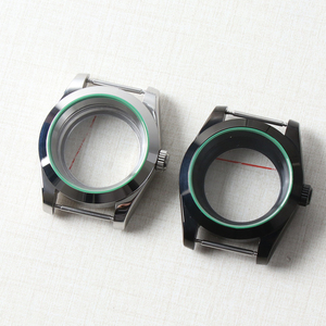 Caja de Reloj Minutesecond NH35 de 39 mm, Acero Inoxidable, Hecha a Mano, Cristal de Zafiro Verde, Esfera de 28,5 mm - Product Image 4