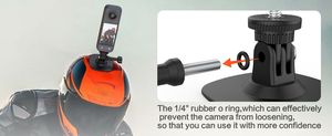Alta calidad para DJI Action 4 <span class=keywords><strong>Insta360</strong></span> Go3S X4 X3 Soporte para casco Base adhesiva de engranaje flexible para Hero - Product Image 4