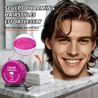 Cera per Capelli a Base d'Acqua 100ml, Gel Styling Organico Super Tenuta Unisex, Personalizzabile OEM