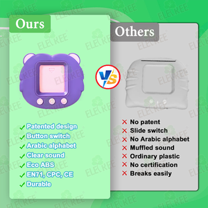 Aromatico flashcard macchina di apprendimento con parole 224 parlando di schede Flash per bambini musulmani giocattoli di apprendimento - Product Image 5