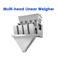 Machine d'emballage automatique de grains de café 1kg 2kg, système d'emballage vertical de type form-fill-seal quad-seal
