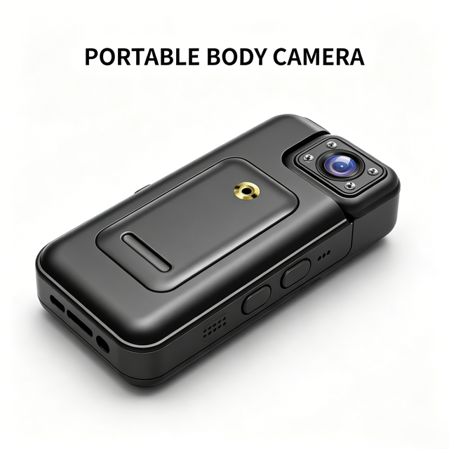 2K HD WiFi Body Camera, 1080P Pocket Video Recorder with Back Clip for Sports & Cycling