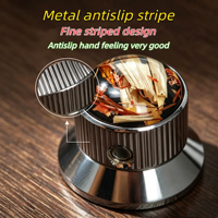 Perilla de volumen metálica de 6 mm de alta calidad para guitarra eléctrica y bajo, con orificio y llave, venta al por mayor de fábrica HVE
