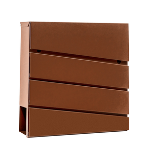 modern outdoor apartment metal wall mounted white parcel mailbox cover united states mailbox weatherproof postbox