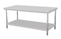 Table robuste en acier inoxydable 304 et 430 Inox pour la cuisson des aliments dans les hôtels et les restaurants