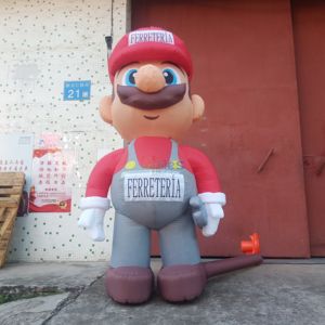 Popular personaje de dibujos animados modelo inflable Super Mario inflable <span class=keywords><strong>Luigi</strong></span> mascota inflable personaje de dibujos animados para fiesta temática - Product Image 1