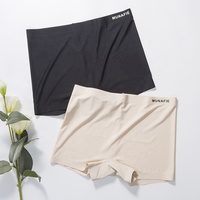 Munafie calcinha meia cintura sem costura, com boa respirabilidade e elasticidade boxer munafie