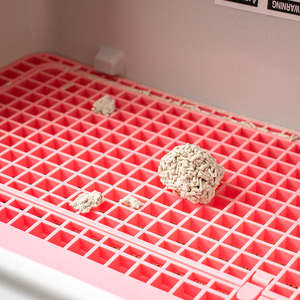 Reinigung langlebige umwelt freundliche Kunststoff klappbare halbautomat ische Katzen toilette Versteckte Katzen toilette abnehmbar - Product Image 6