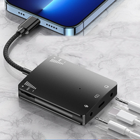 Adaptateur de carte son live multifonctionnel 3 en 1 Type-C 3,5 mm Sortie CC Protection OTP Charge rapide Casque pour Android