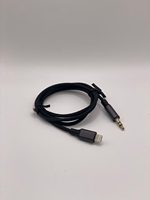 Câble Auxiliaire GJ-022 Mâle-Femelle Lightning vers 3,5 mm Tressé avec Conducteur en Cuivre Nu Paire Torsadée 1m pour Téléphones Mobiles