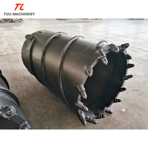 แกนทรงกระบอกสำหรับหินที่มีความแข็งแรงสูงอุปกรณ์การต่อเสาเข็มที่มีฟันแบบหัวกระสุนสำหรับพื้นหินที่มีขนาดกลางทนฝน - Product Image 4