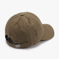 Gorras Deportivas con Efecto Desgastado, Gorra de Béisbol de 6 Paneles sin Estructura, Personalizada con Bordado, Estilo Dad Hat