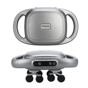 Portable Electric High Quality 8-<b>Head</b> Fascia <b>Massage</b> Gun with Timing Control OEM Brand Wholesale Price for Body Fatigue Relief - Product Image 2