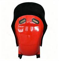 Siège baquet de course multi-usage LK, simulateur de cockpit, pour gaming, bureau, e-sport, dossier haut, style GT, avec rail coulissant en L, universel