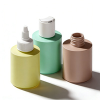 Bouteilles de shampooing de luxe personnalisées en HDPE de 100 ml avec applicateur d'huile à points et bouchons supérieurs pour les soins capillaires