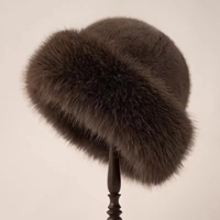 Nouveau Style Automne Hiver, Chapeau Bob Doux et Chaud pour Femme, Protection Mode Contre le Vent et le Froid
