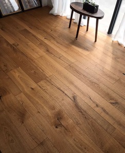 Parquet en bois dur de chêne brossé huilé naturel rustique Surface de marque sciée spéciale <span class=keywords><strong>Plancher</strong></span> en bois massif multicouche pour maison intérieure - Product Image 3