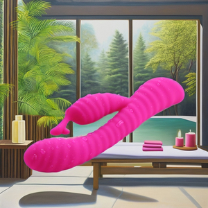 FUXI Damen Sexspielzeug wasserdichter G-Punkt Klitoris stimulator USB Power <span class=keywords><strong>Rabbit</strong></span> Rose Vibrator Feminino <span class=keywords><strong>Vibrador</strong></span> - Product Image 3