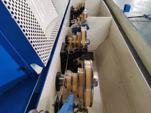 เครื่องวาดลวดทองแดงขนาดกลาง17D หงส์พร้อมเครื่องอบไฟ DC ด้วยเครื่องวาดลวดสูงสุด1800m/นาที - Product Image 4