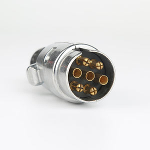 7 broches 12V connecteur de remorque prise pour <span class=keywords><strong>caravane</strong></span> voiture prise RV prise ronde mâle métal adaptateur utilisé pour les accessoires de remorque - Product Image 5