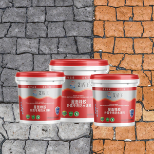 <span class=keywords><strong>Peinture</strong></span> imperméable en caoutchouc <span class=keywords><strong>rouge</strong></span> Revêtement d'étanchéité résistant aux fissures hautement élastique pour toit en béton - Product Image 1