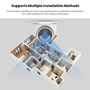 互換性のあるHik 2K 4MP ColorVu IP PoEプラグアンドプレイ暗視CMOSセンサー双方向音声SDカード＆クラウドストレージドームカメラ - Product Image 5
