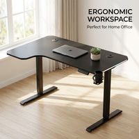 Table élévatrice intelligente AOR en fibre de carbone écologique avec éclairage d'ambiance RGB – Vente en gros usine