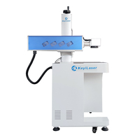 KEYILASER Marqueur laser RF de bureau portable 20W 30W 60W 80W 100W Galvo Co2 Machine de marquage laser pour bouteilles PET Cuir Bois Co2