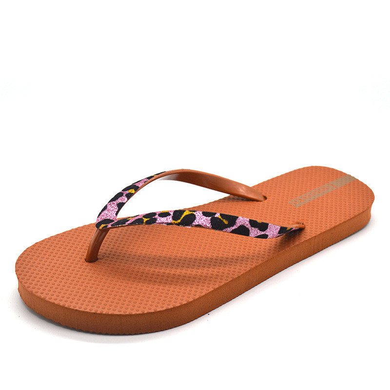 Women Beach Flip Flops Summer Fashion Flat Shoes Custom PVC PE Casual Slippers