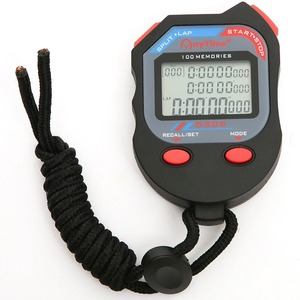 Chronomètre numérique <span class=keywords><strong>sportif</strong></span> professionnel, étanche, avec 300 mémoires, alarme, compte à rebours, précision 0,001s, pour entraîneur et salle de sport - Product Image 2