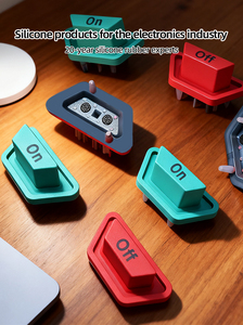 Nút Silicone Tùy chỉnh cao cấp dễ dàng làm sạch bề mặt phản ứng xúc giác hóa học ổn định cho các thiết bị hàng hải dụng cụ y tế - Product Image 4