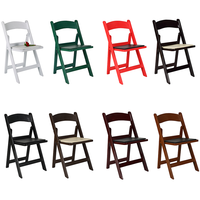 Chaise pliante en résine blanche pour événements, empilable, rembourrée, portable, en plastique, pour location extérieure et fêtes