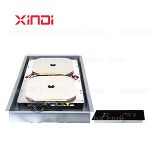 Fornello a Induzione Elettrico Integrato Nascosto, Commerciale per Hotel, in Acciaio Inox, Granito e Ceramica, 4000-4999W, Piano Cottura Incassato - Product Image 6