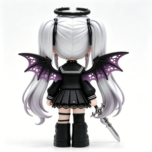 Figuras de <span class=keywords><strong>Anime</strong></span> de PVC Estilo Morute Yandere, Ángel Oscuro Espeluznante, Personalizadas OEM, para Colección - Product Image 3
