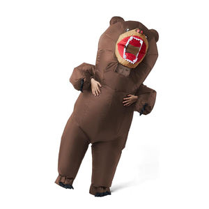 Disfraz inflable de oso para niños, aprobado para pruebas de seguridad, ideal para fiestas temáticas y Halloween. - Product Image 2