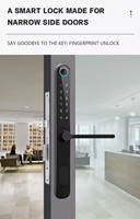 Poignées et serrures intelligentes Tuya pour portes en verre et portails en aluminium avec lecteur d'empreintes digitales et clavier numérique pour bureau