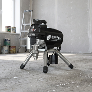 Pistolet de peinture sans air professionnel BAOBA BZ-595, 1500W, 3500psi, moteur électrique, gobelet de 1L, buse fixe, fabriqué en Chine - Product Image 3