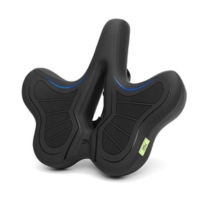 Cojín de bicicleta, sillín de bicicleta eléctrica, cómodo, grueso, cómodo, cojín suave, sillín con forma de mariposa para bicicleta de montaña - Product Image 2