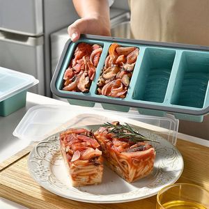 Plastic Square Dried Food Storage Jar Flip Top Lid Microwave Fridge Safe Eco-Friendly Large Capacity Carton Europe Giveaways - Product Image 3